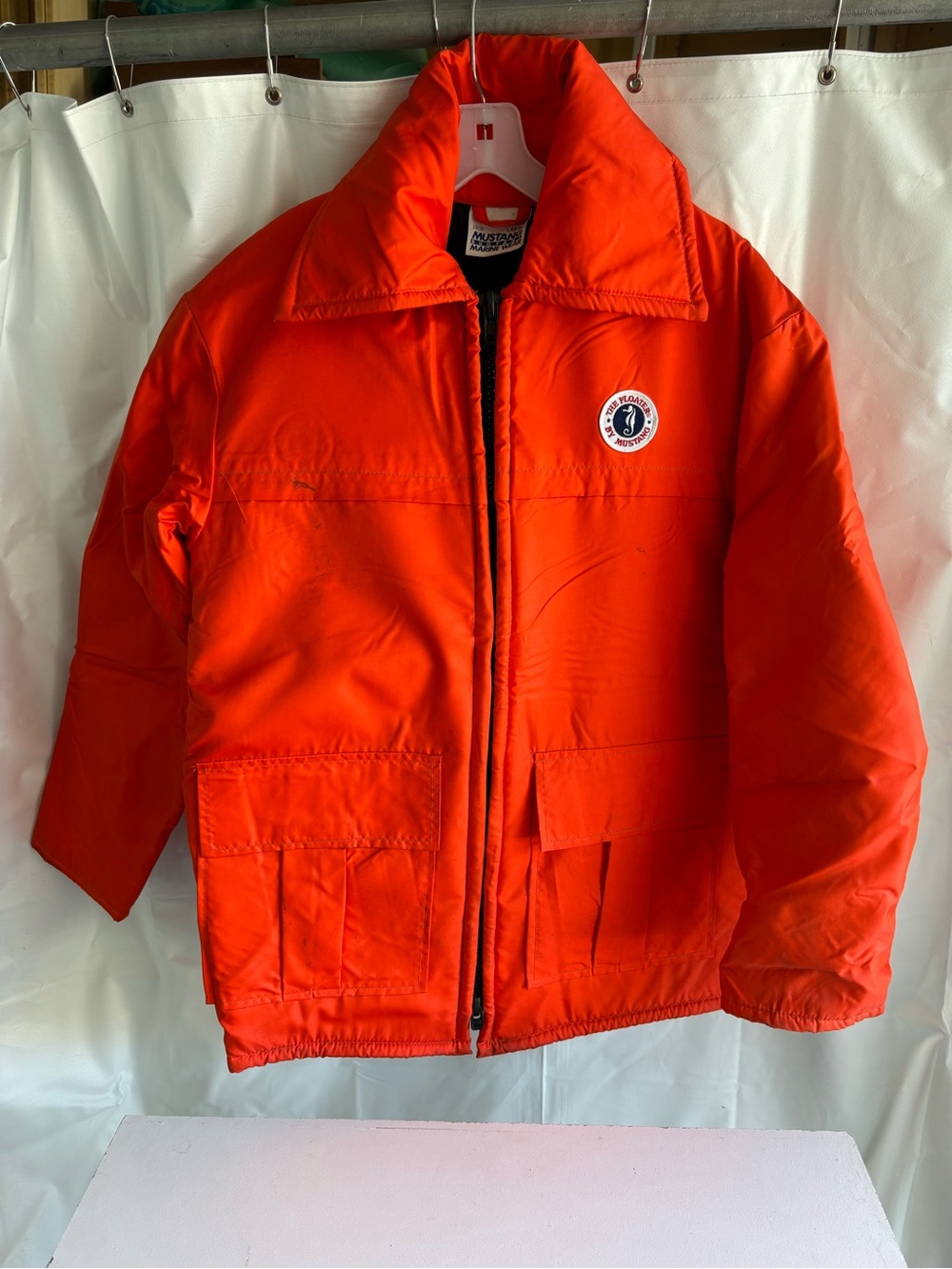 Vintage Mustang Boyant  marine wear Safety Survival jacket adult large
